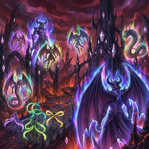 Existing illustration of The Demon Realm.