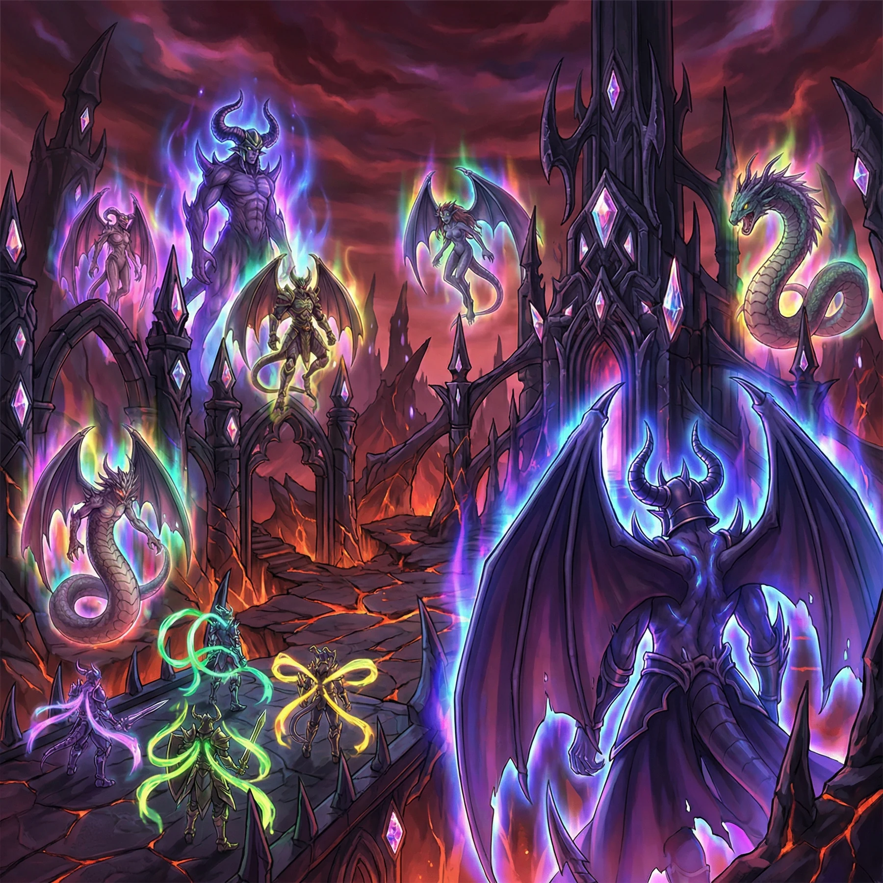 Existing illustration of The Demon Realm.