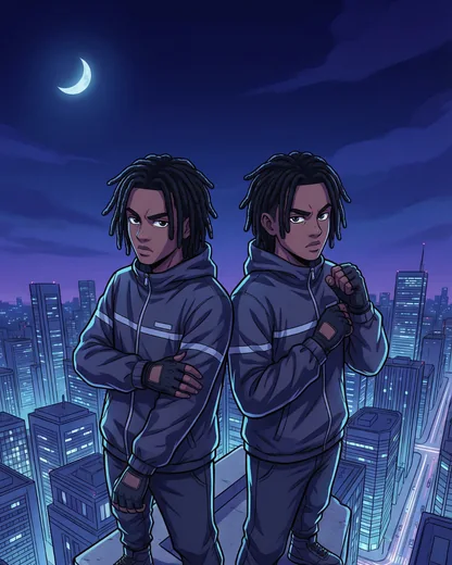 Existing illustration of The Dread Twins.