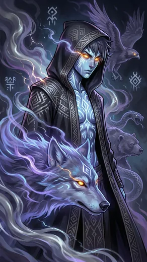 Yukon with a spectral creature.
