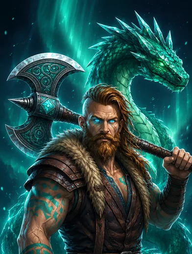 Existing illustration of Lad of Ragnorir.