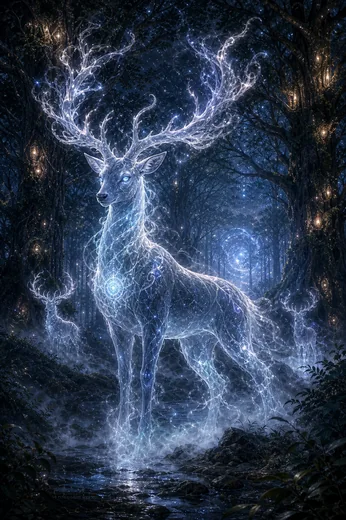 Existing illustration of Mistwraith Stags.
