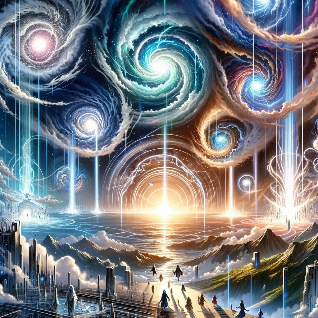 Existing illustration of The Merging.